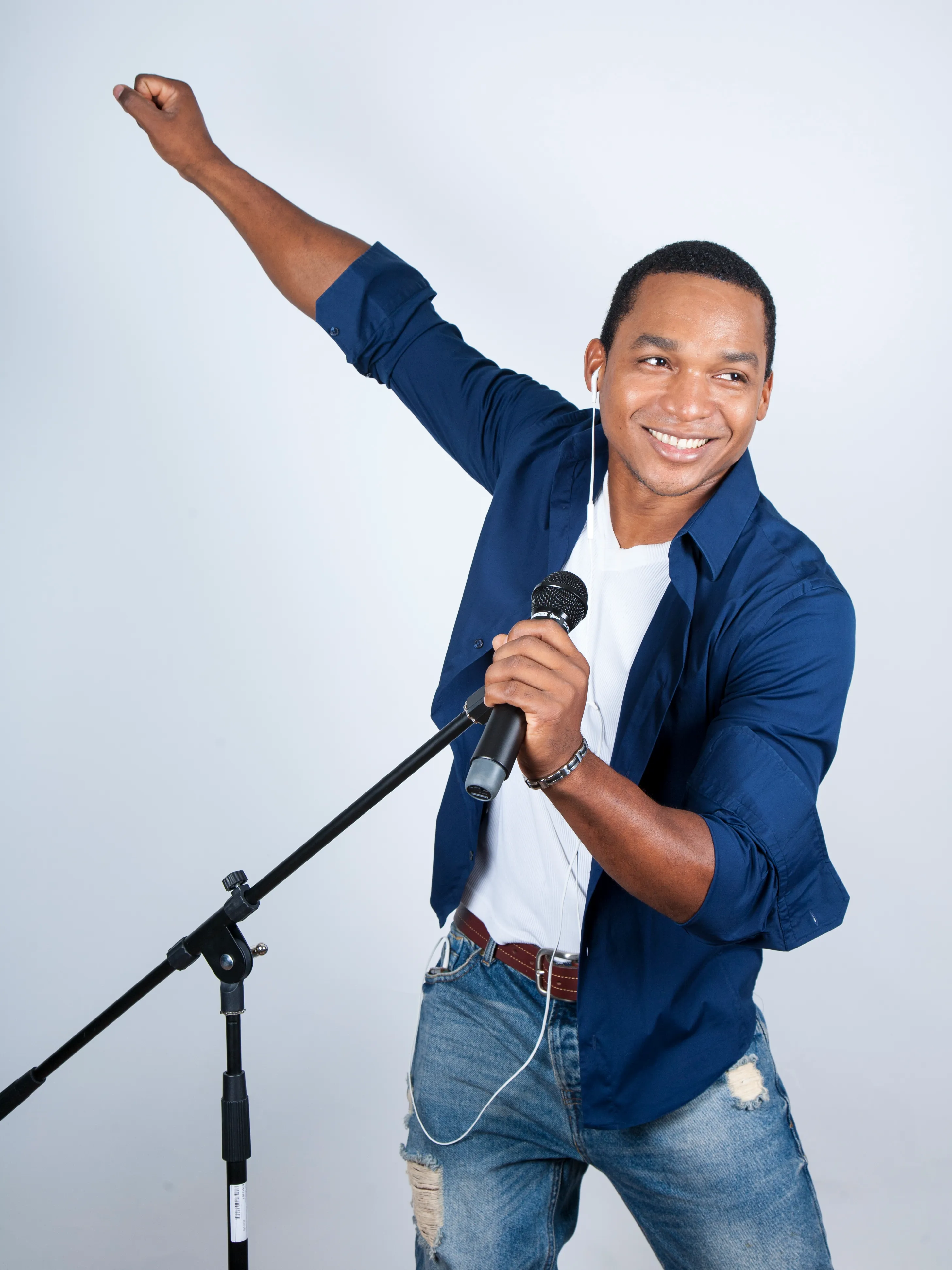 Soriano y su micrófono